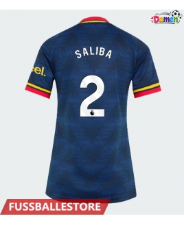 Günstige Arsenal William Saliba #2 Auswärtstrikot Damen 2026-27 Kurzarm